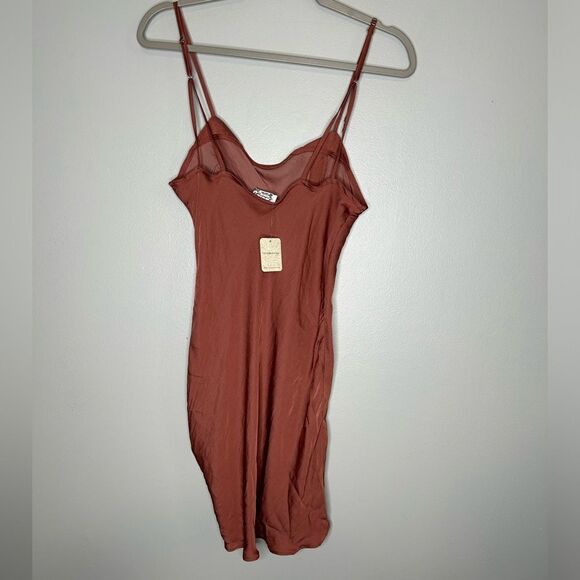 Free People Be My Ruched Slip dress NWT - Picture 4 of 4